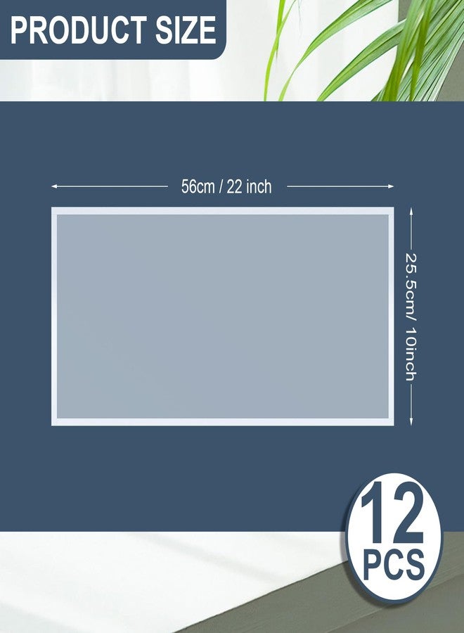 فاباي مجموعة فاباي لحماية العدسات الداخلية لخزائن السفع الرملي، 12 قطعة، مقاس 22 × 10 بوصة، غطاء عدسة لاصق شفاف من البوليستر، مناسب لخزائن السفع الرملي، بديل مثالي لأجهزة السفع الرملي التقليدية. - Image 2